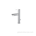 One Lever Water Taps Chrome Single Lever High Basin Mixer with Waste Manufactory